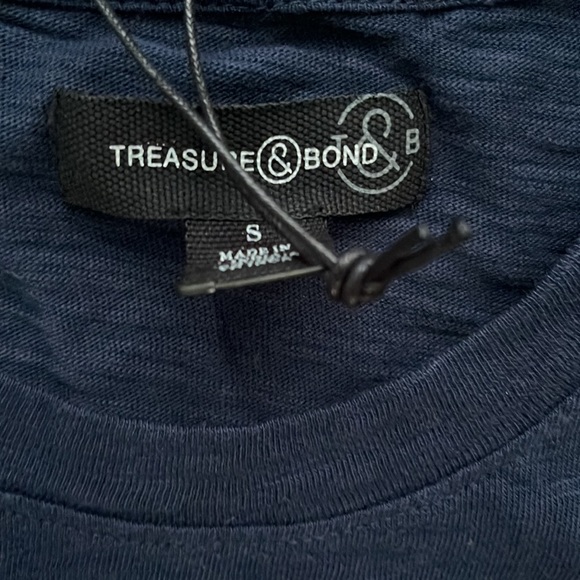 Treasure and bond blue pocket tee - Picture 3 of 3